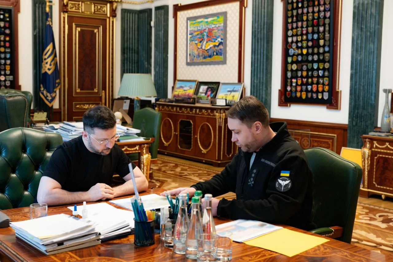 Meeting between Zelenskyy and Budanov