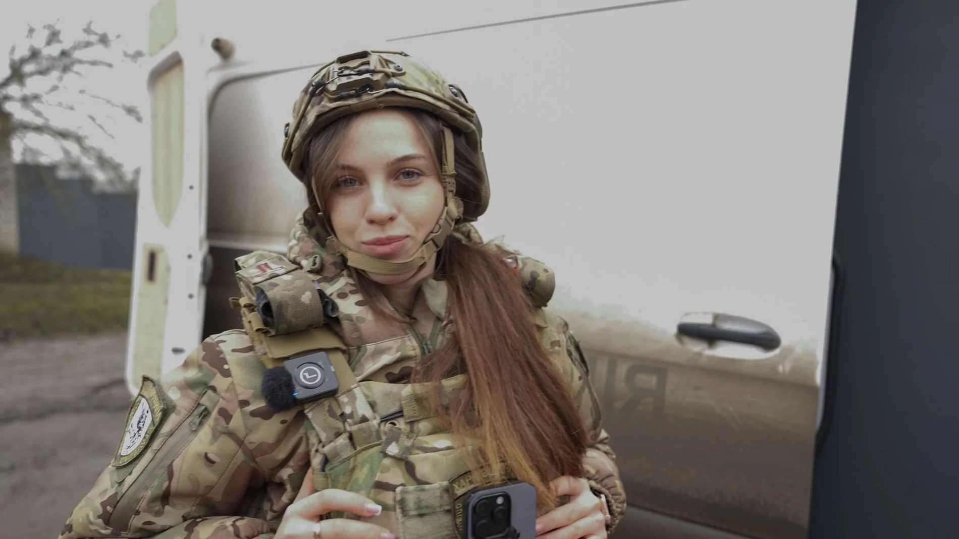 Yuliia, one of the White Angel's officer