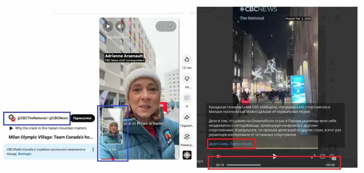 зображення до посту: Фейк. Українських спортсменів на Олімпійських іграх у Мілані&nbsp;поселили &laquo;подалі від нормальних людей&raquo;
