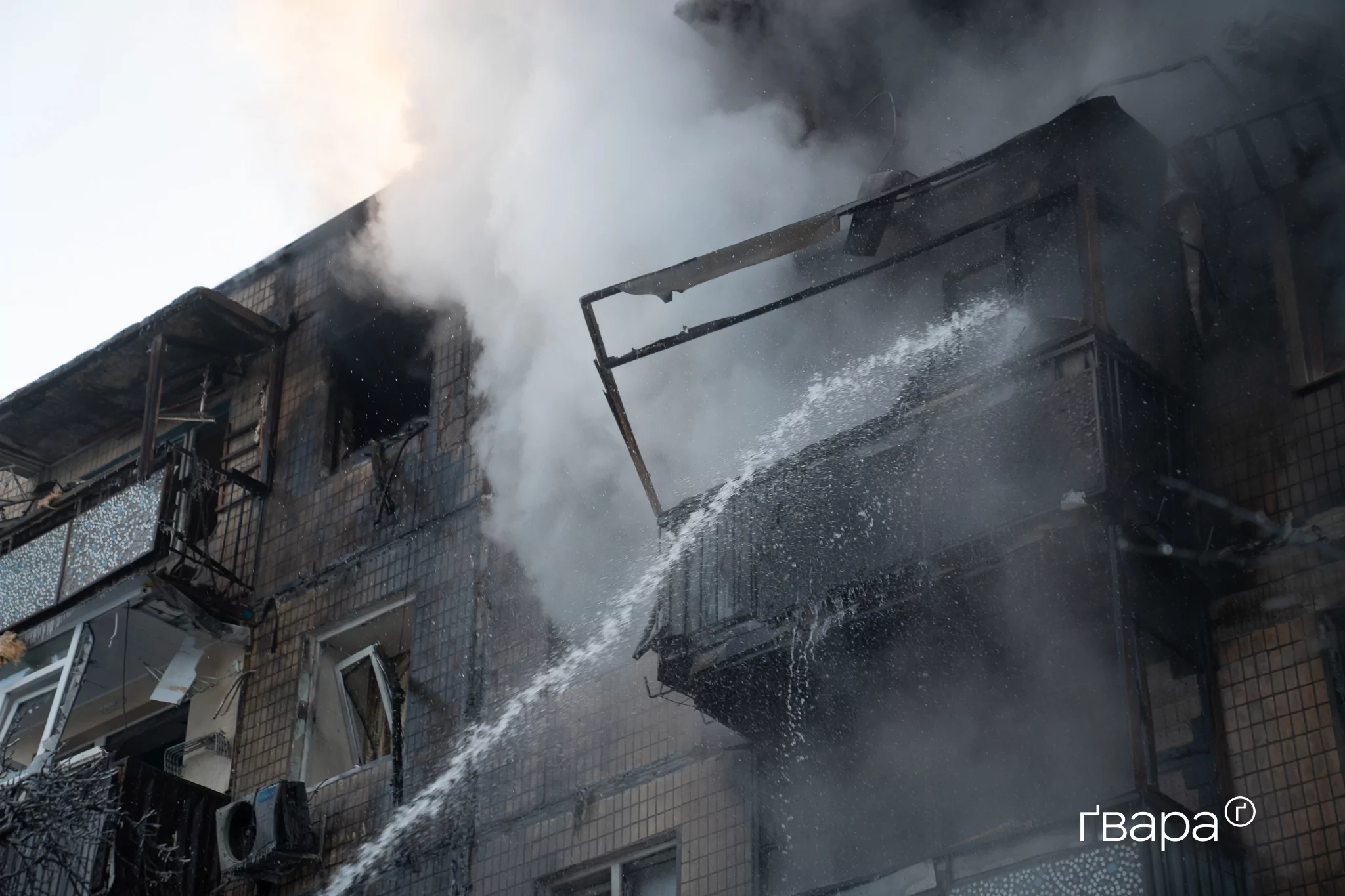 зображення до посту: Наслідки російської атаки по житловому будинку на Салтівці &mdash; ФОТО