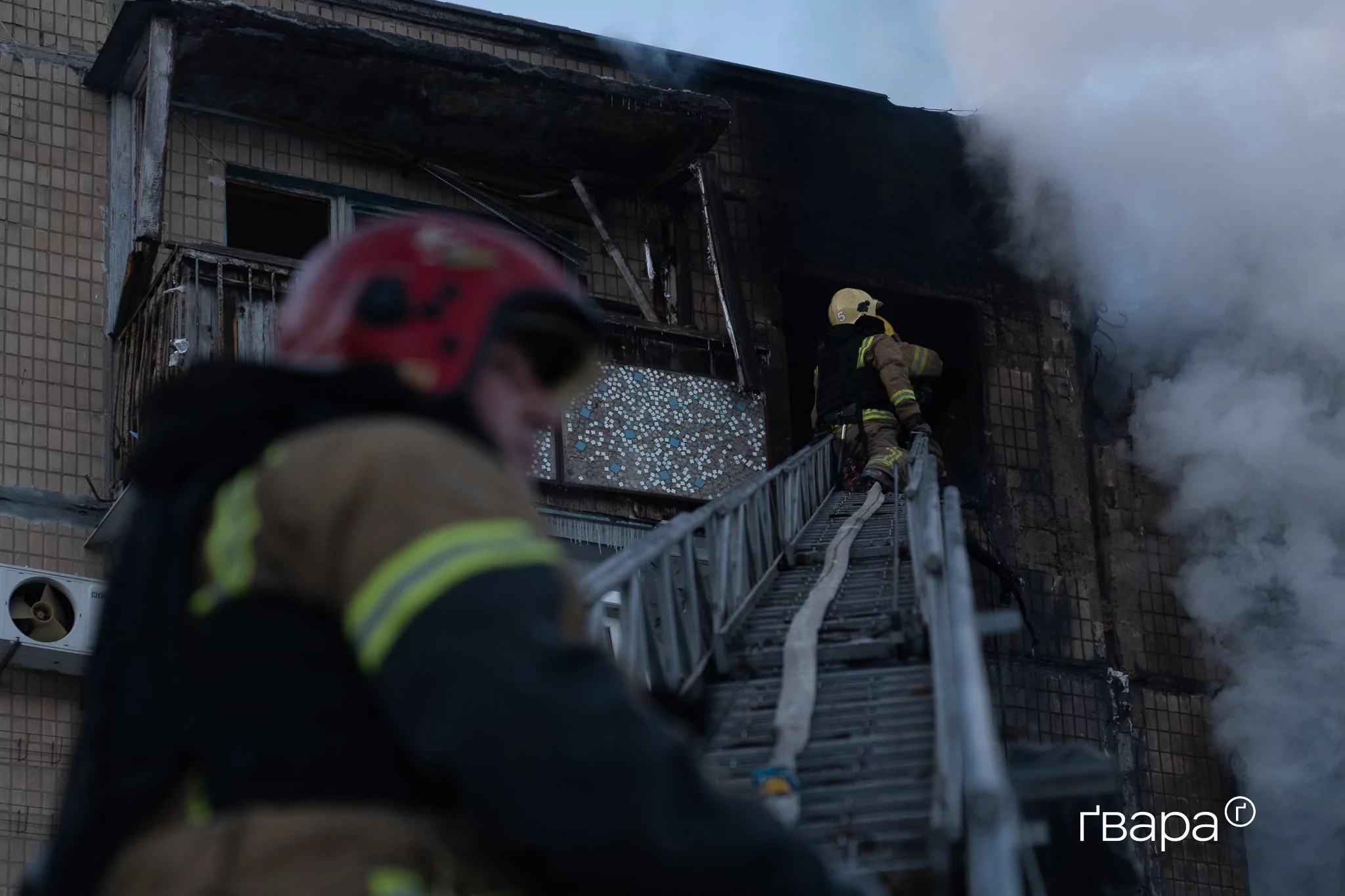 зображення до посту: Наслідки російської атаки по житловому будинку на Салтівці &mdash; ФОТО