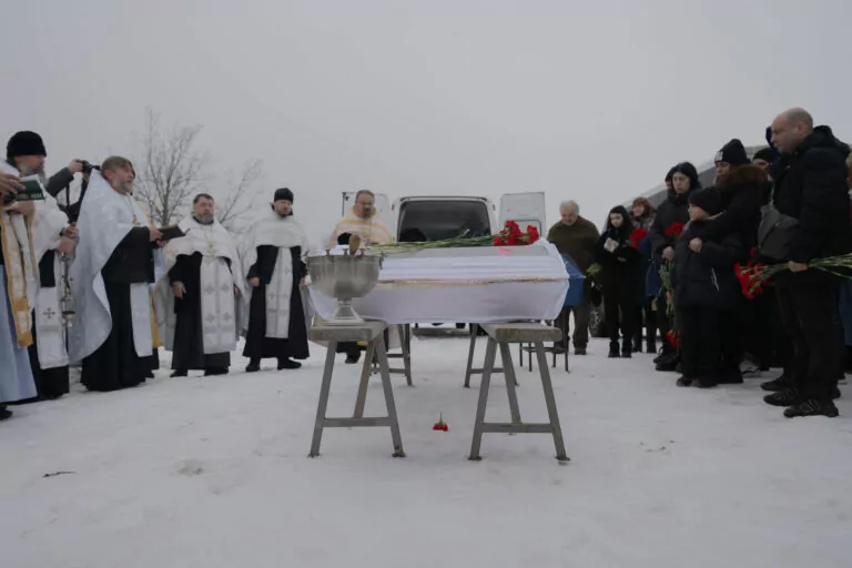 “Only hurt remains” — Bidding farewell to veteran, his three children killed in Russian drone attack on Bohodukhiv 