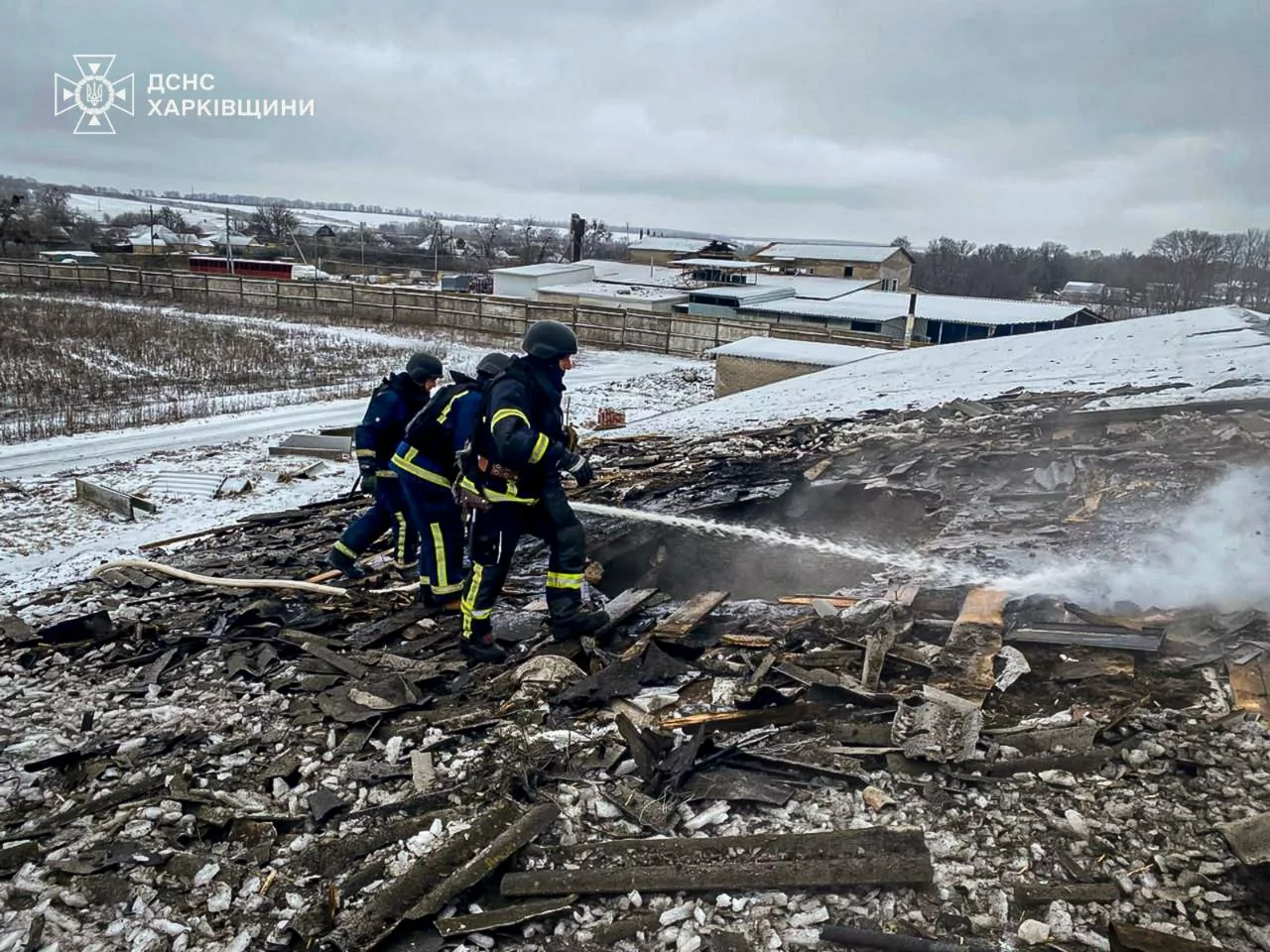 A Russian drone attacked a farm in the village of Dvorichnyi Kut