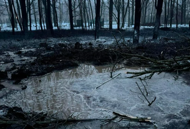 Russians hit railway, gas infrastructure in Kharkiv oblast during overnight attack 