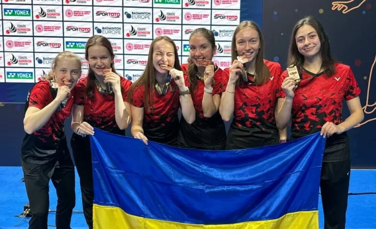 Харківські бадмінтоністки здобули медаль на чемпіонаті Європи