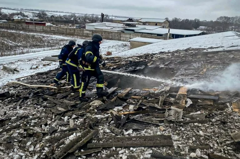 Через удар РФ по фермі загинуло близько сотні свиней