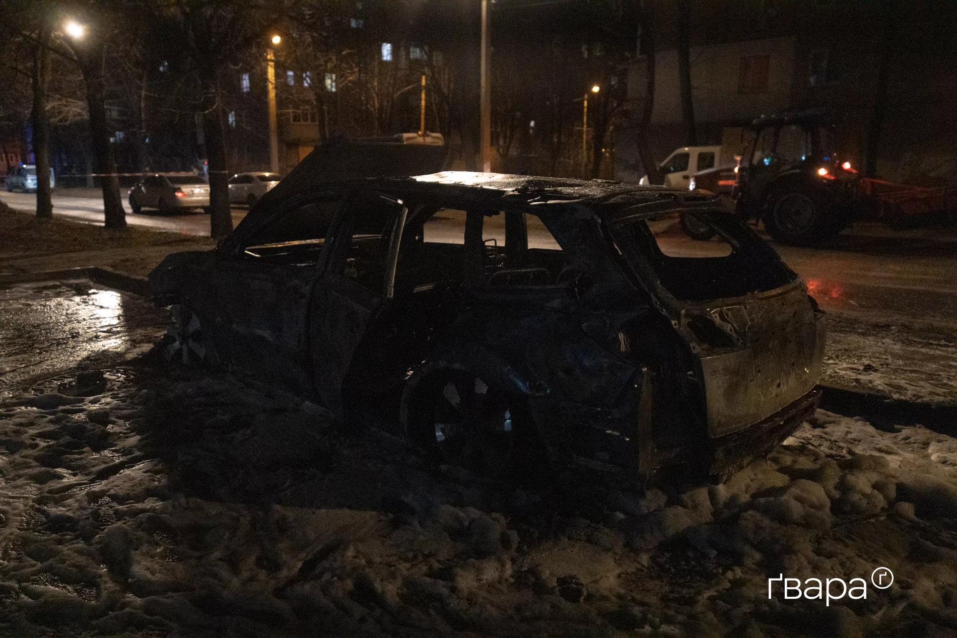 згоріла автівка