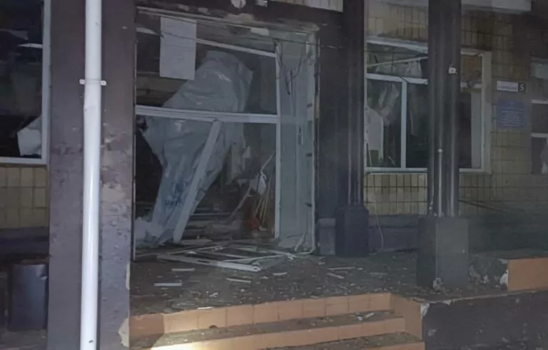 Russian forces attack sports school in Kharkiv oblast