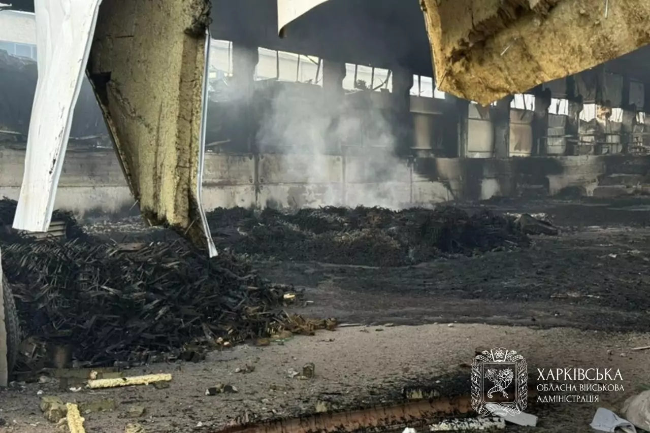 Consequences of the Russian attack on Zolochiv in Kharkiv region