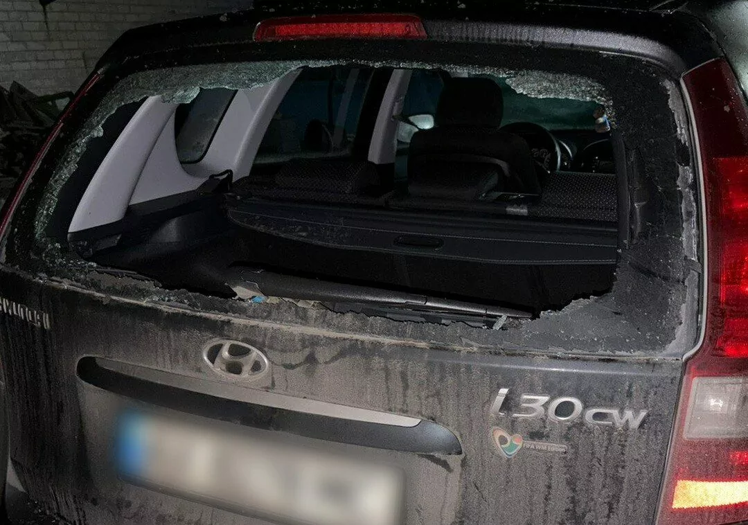 удар автівка дрон