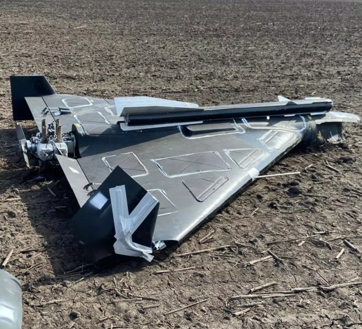 Russian Shahed drone with R-60 missile