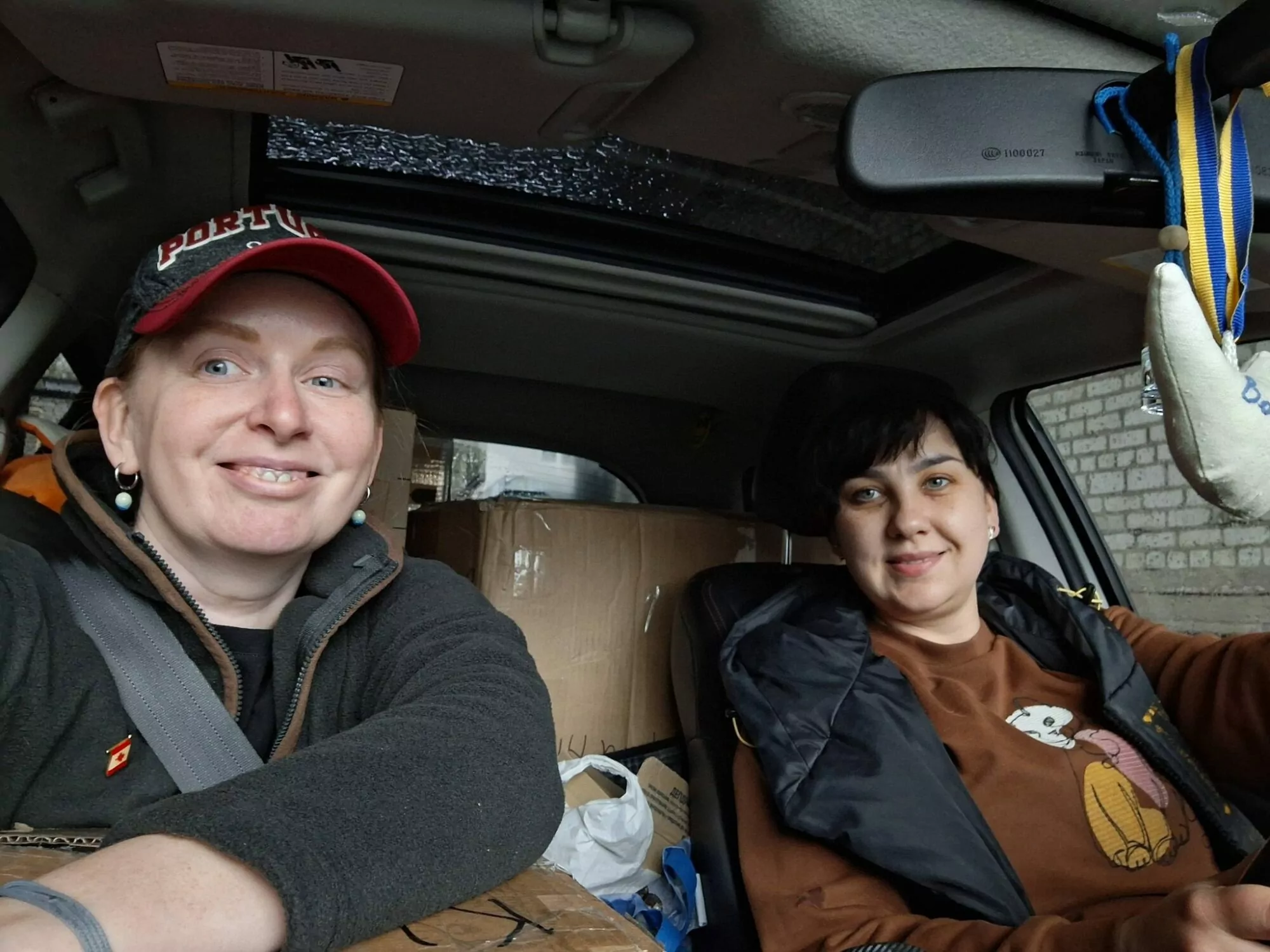 Maryna Palchenko and Kseniia Samoilych