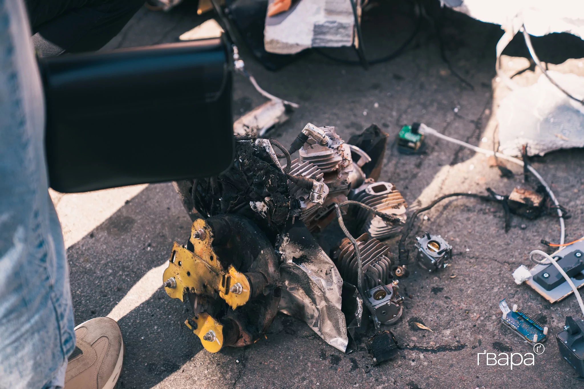 уламки безпілотника