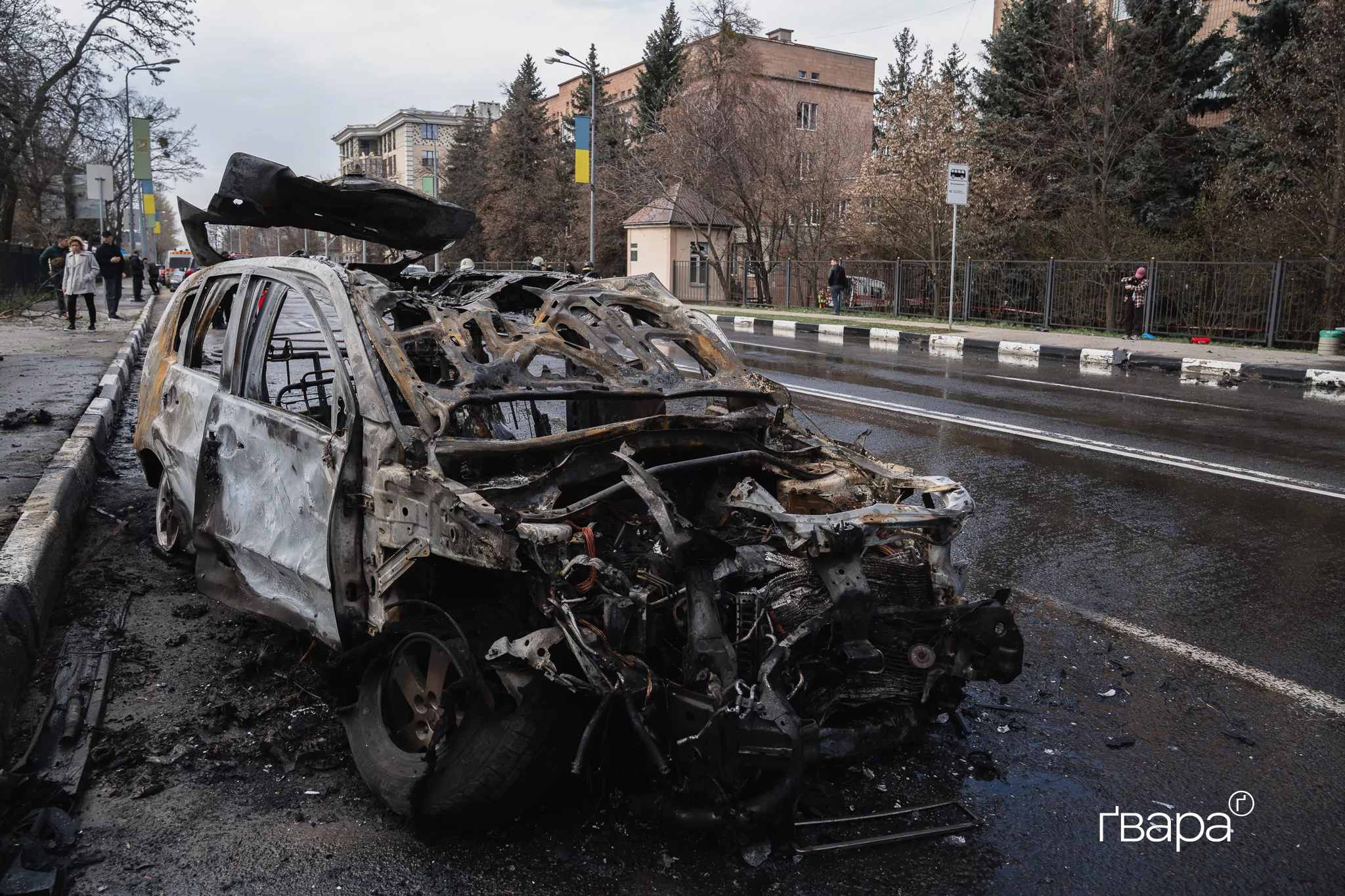 зображення до посту: Наслідки російського удару по Шевченківському району Харкова &mdash; фото