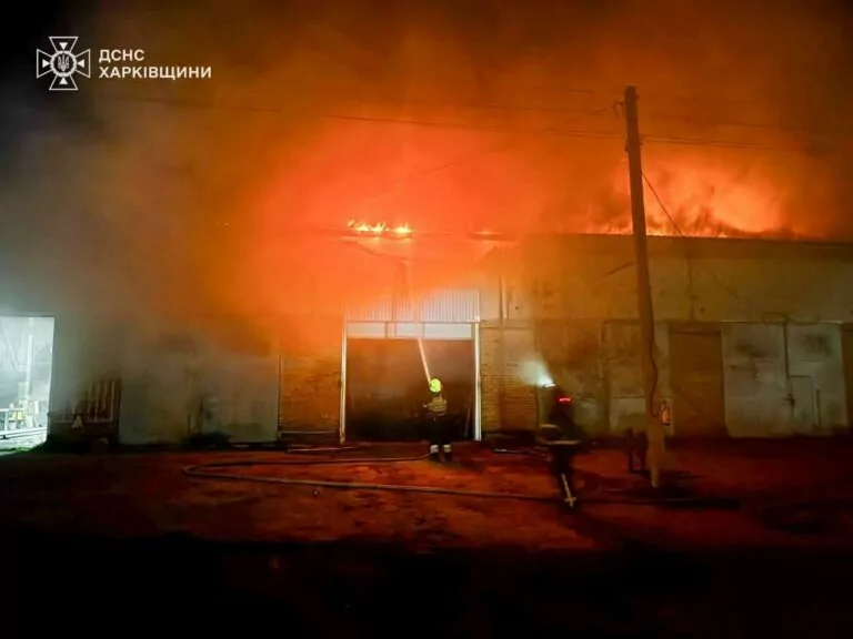 Russian forces continue to attack Bohodukhiv district, injuring 2 people