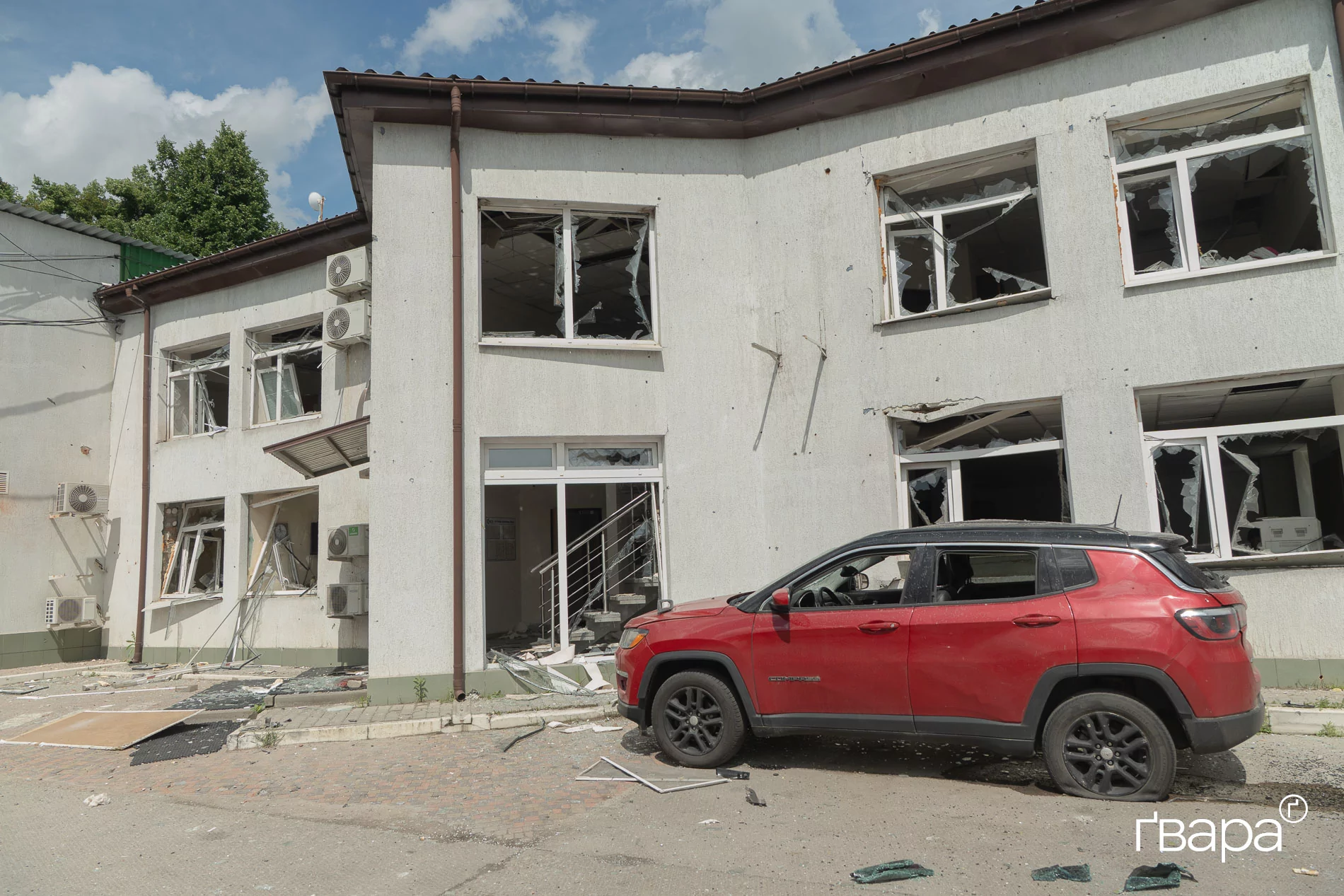 зображення до посту: Перший ракетний удар за два роки по Дергачах — фото