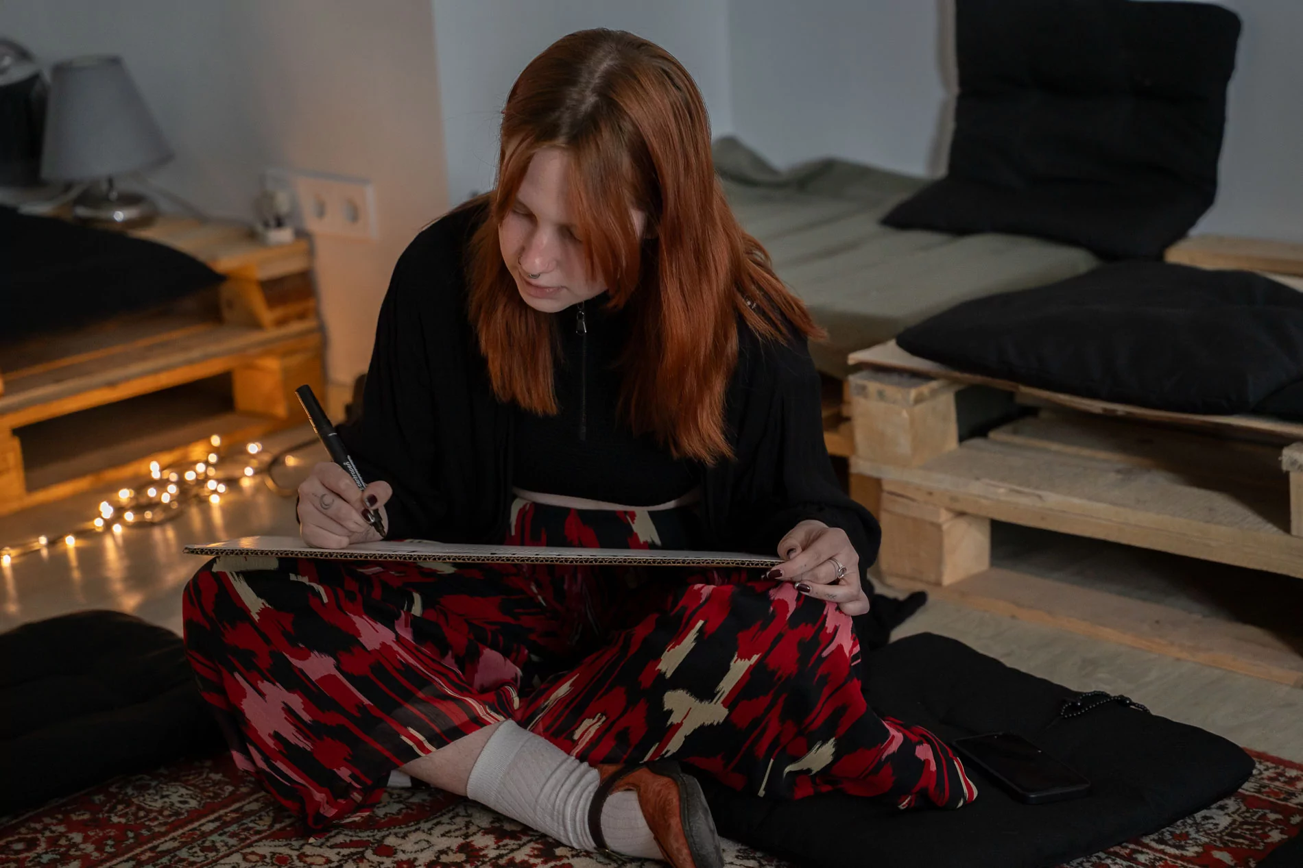 Anna, the co-owner of the Manifest art-space