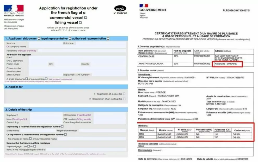 зображення до посту: Фейк. Дружина міністра оборони України стала співвласницею 50-метрової елітної яхти