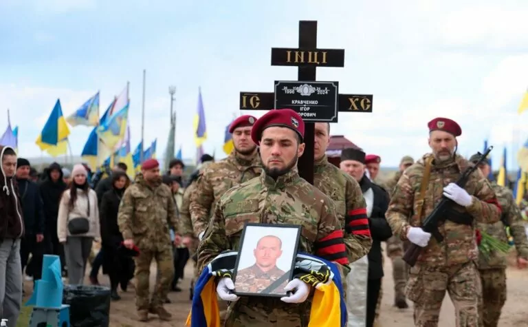 У Харкові попрощалися з поліцейським, який два роки вважався зниклим безвісти