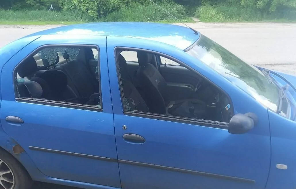 обстріл Слатине авто