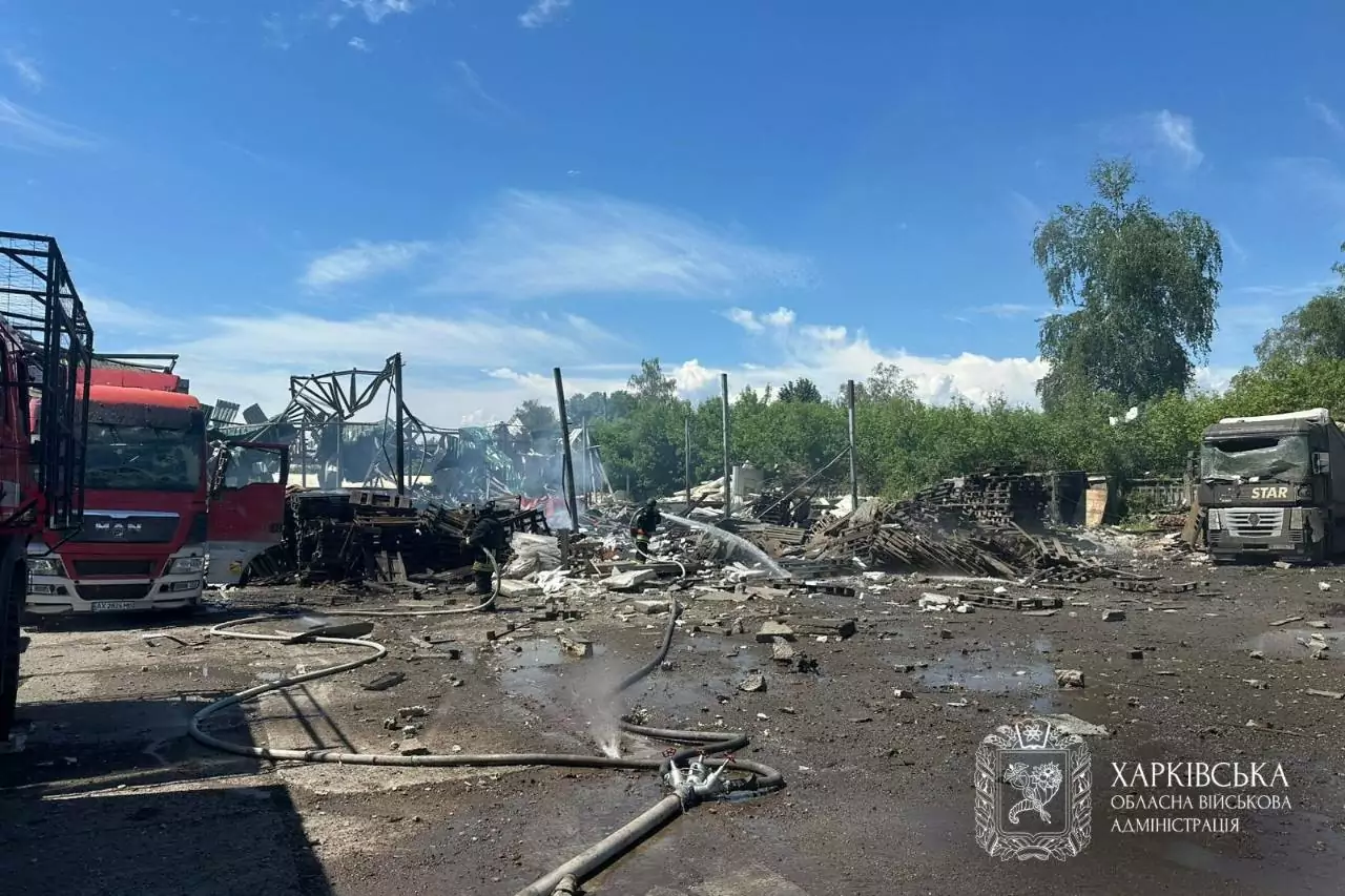 Через удар по Дергачах 25 травня двоє чоловіків загинули, ще 19 людей — постраждали / Фото: Олег Синєгубов