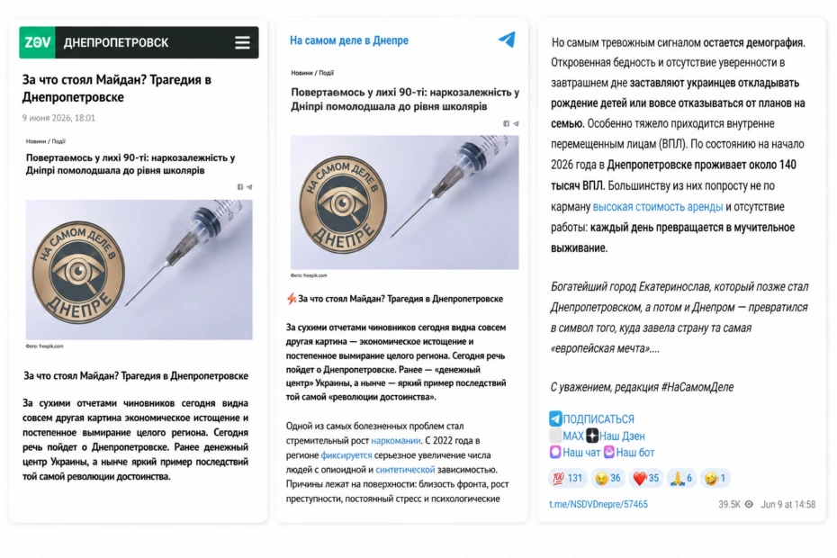 зображення до посту: Фейк. На Дніпропетровщині через &laquo;економічне виснаження&raquo; втричі зросла кількість вироків за збут наркотиків