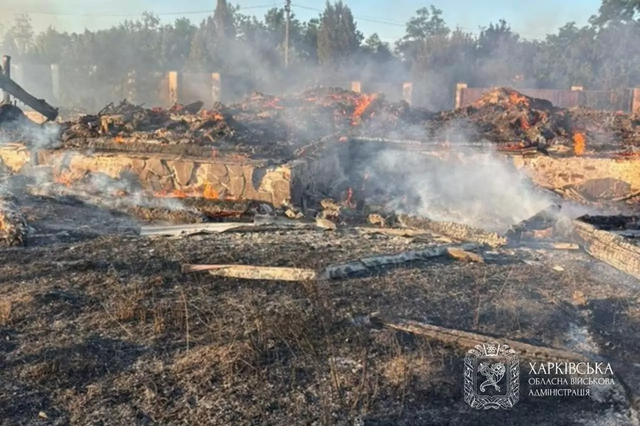 The consequences of the Russian attack on Kharkiv oblast on Jun. 22, 2026