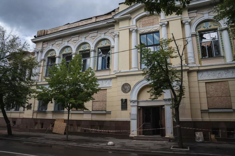 Russian Shahed drone attacks Kharkiv Art Museum, injuring 6, including infant
