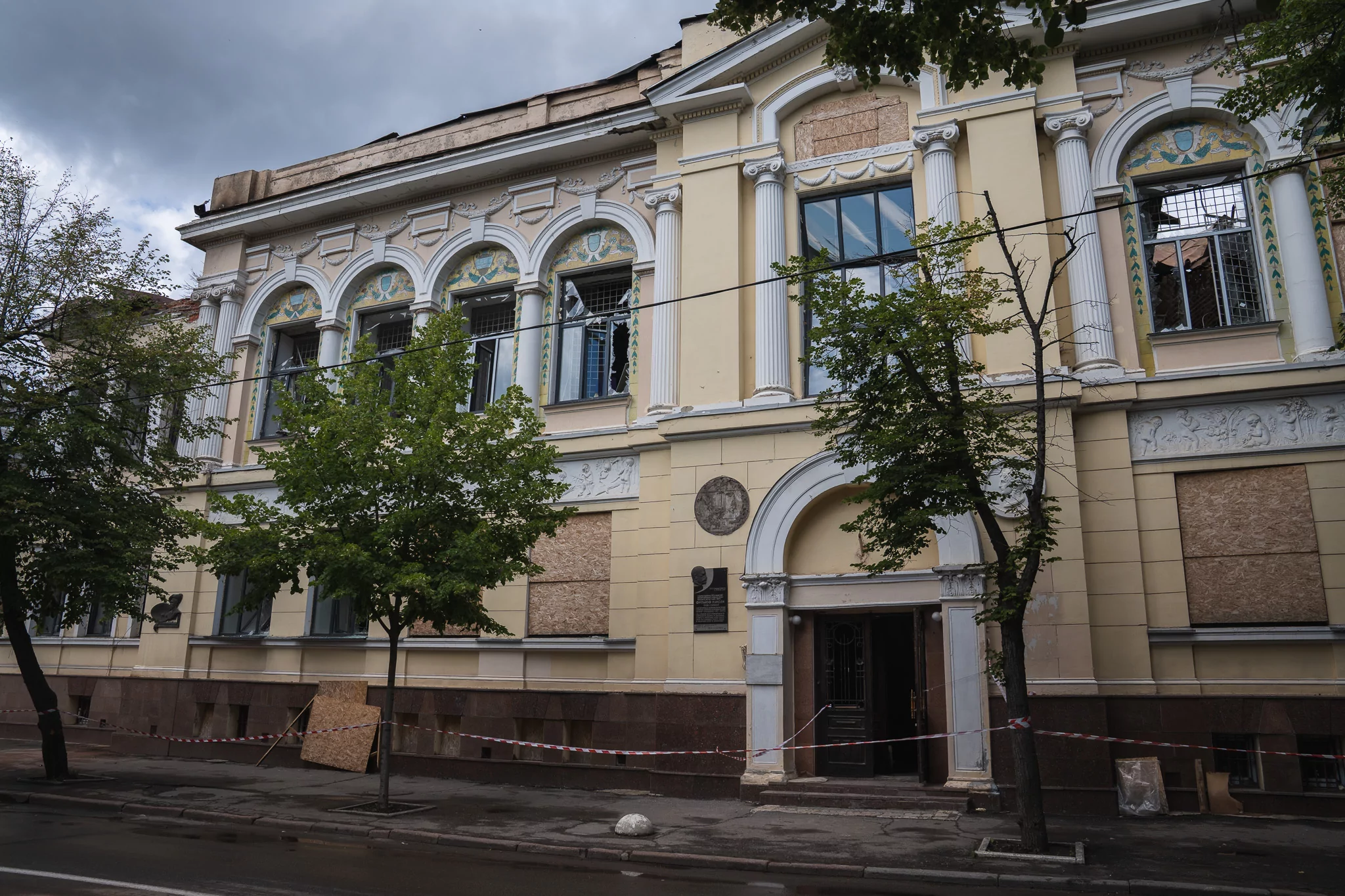 The consequences of the Russian attack on Kharkiv Art Museum / Photo: Gwara Media, Mia Klushnikova
