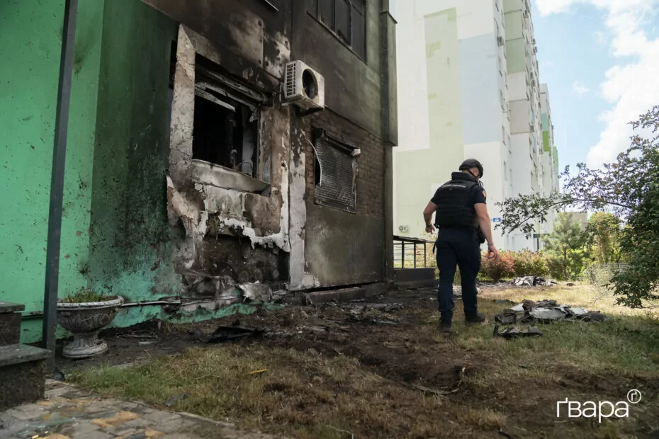 пожежа харків обстріл дрон