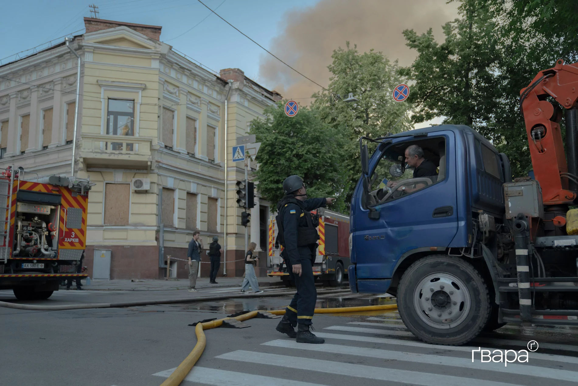 зображення до посту: Російський дрон пошкодив Харківський художній музей — фото