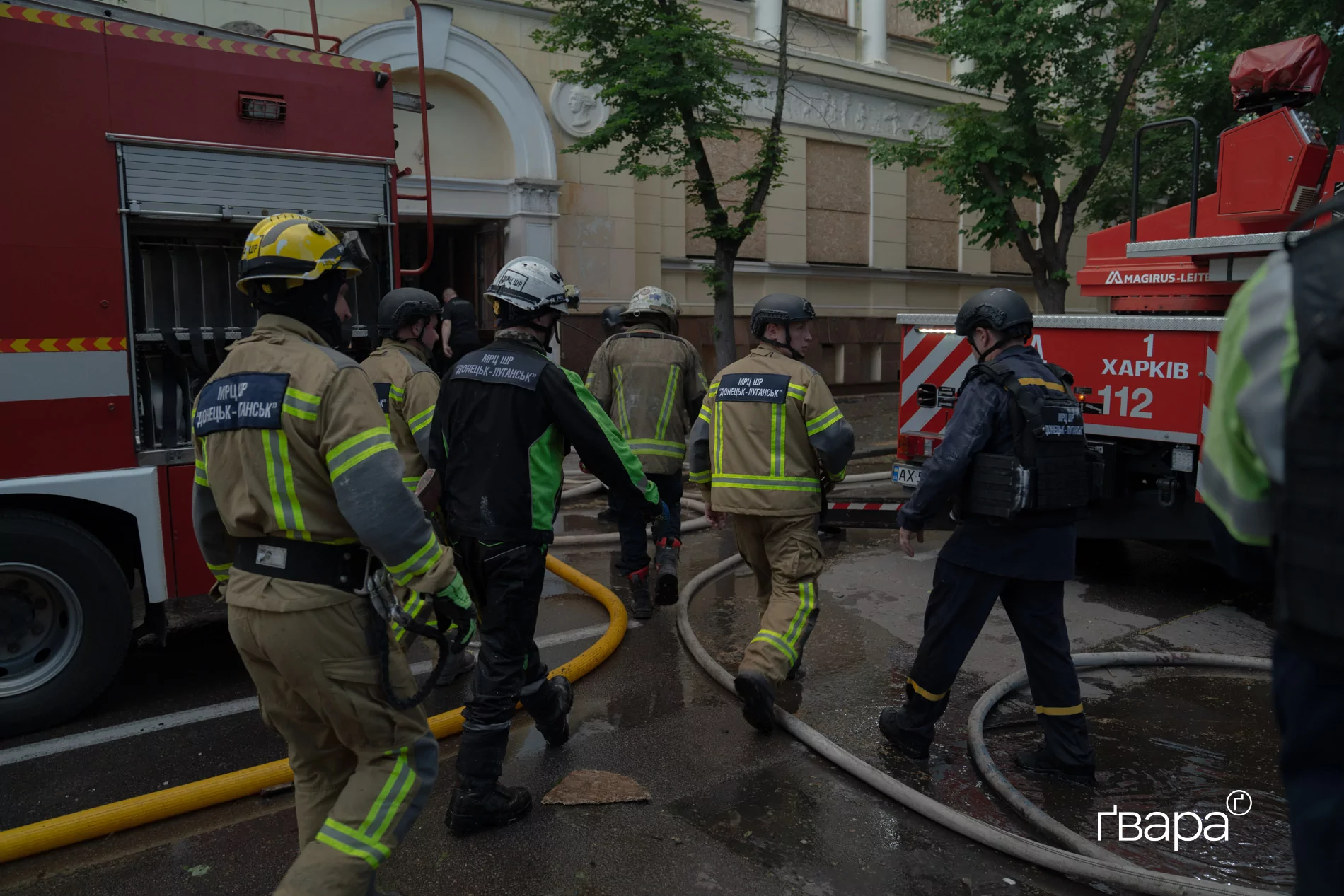 зображення до посту: Російський дрон пошкодив Харківський художній музей — фото
