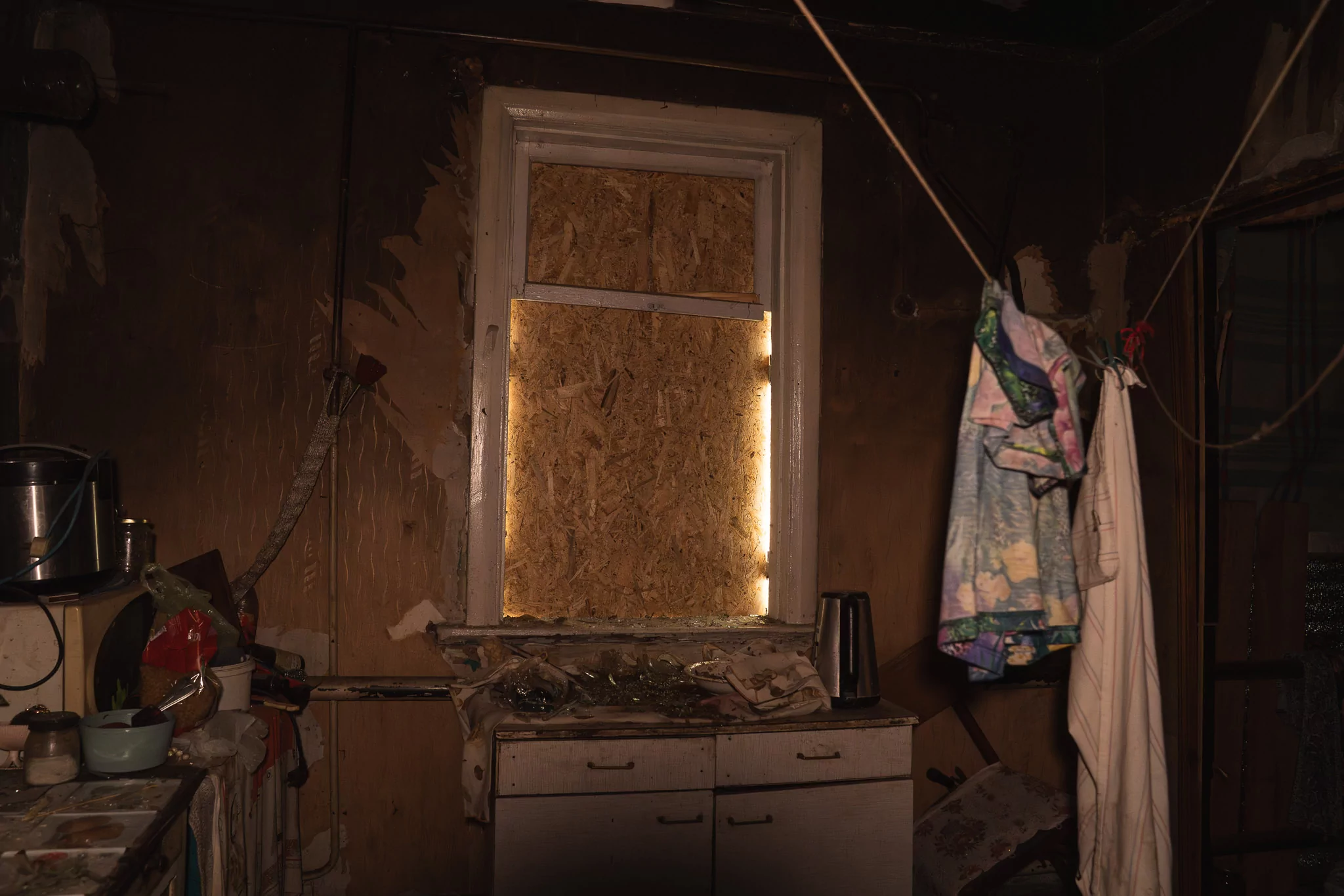 Tetiana's house that was damaged in the Russian attack on the Jun. 19, 2026