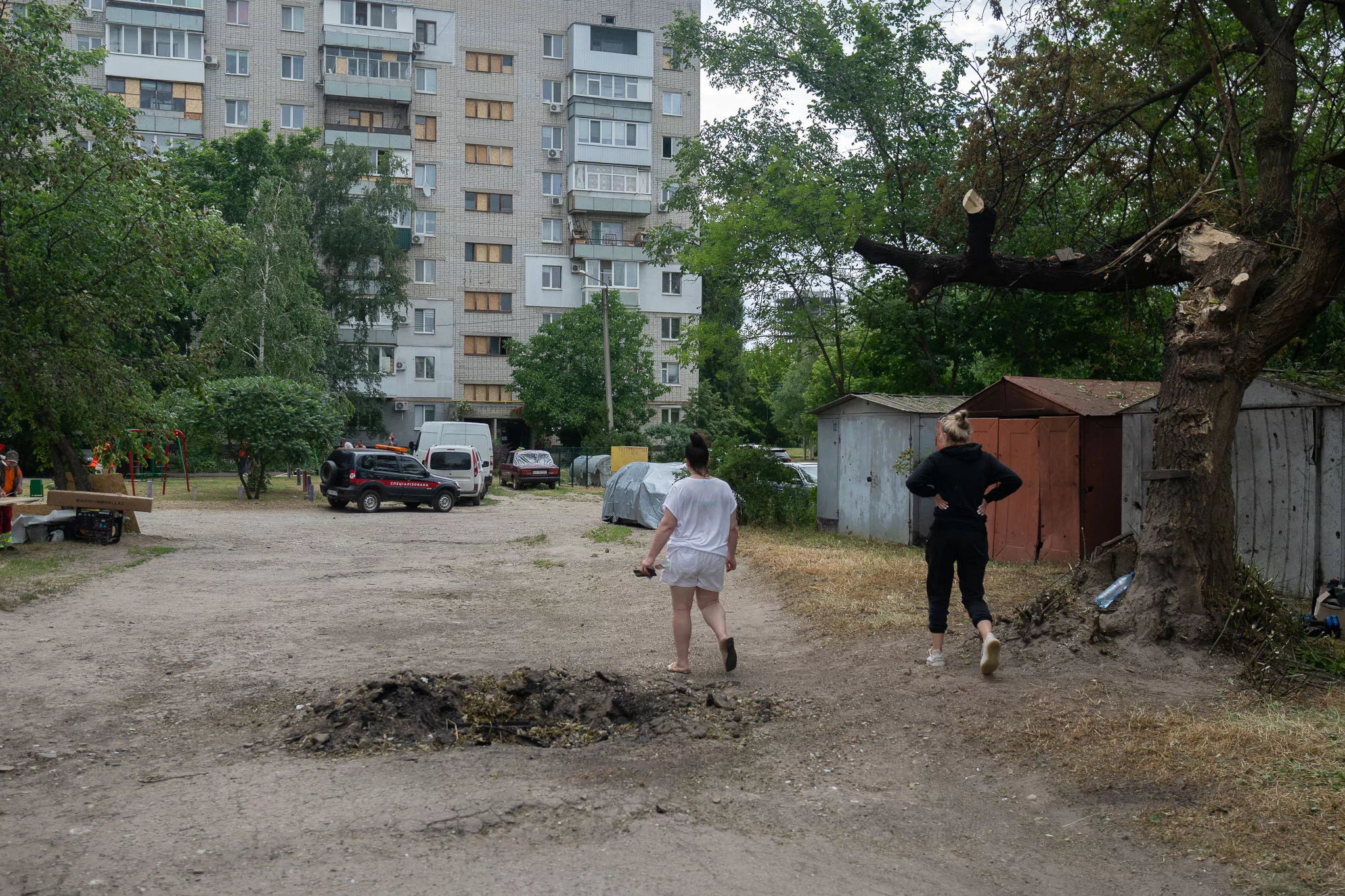 Consequences of Russian attack on Kharkiv