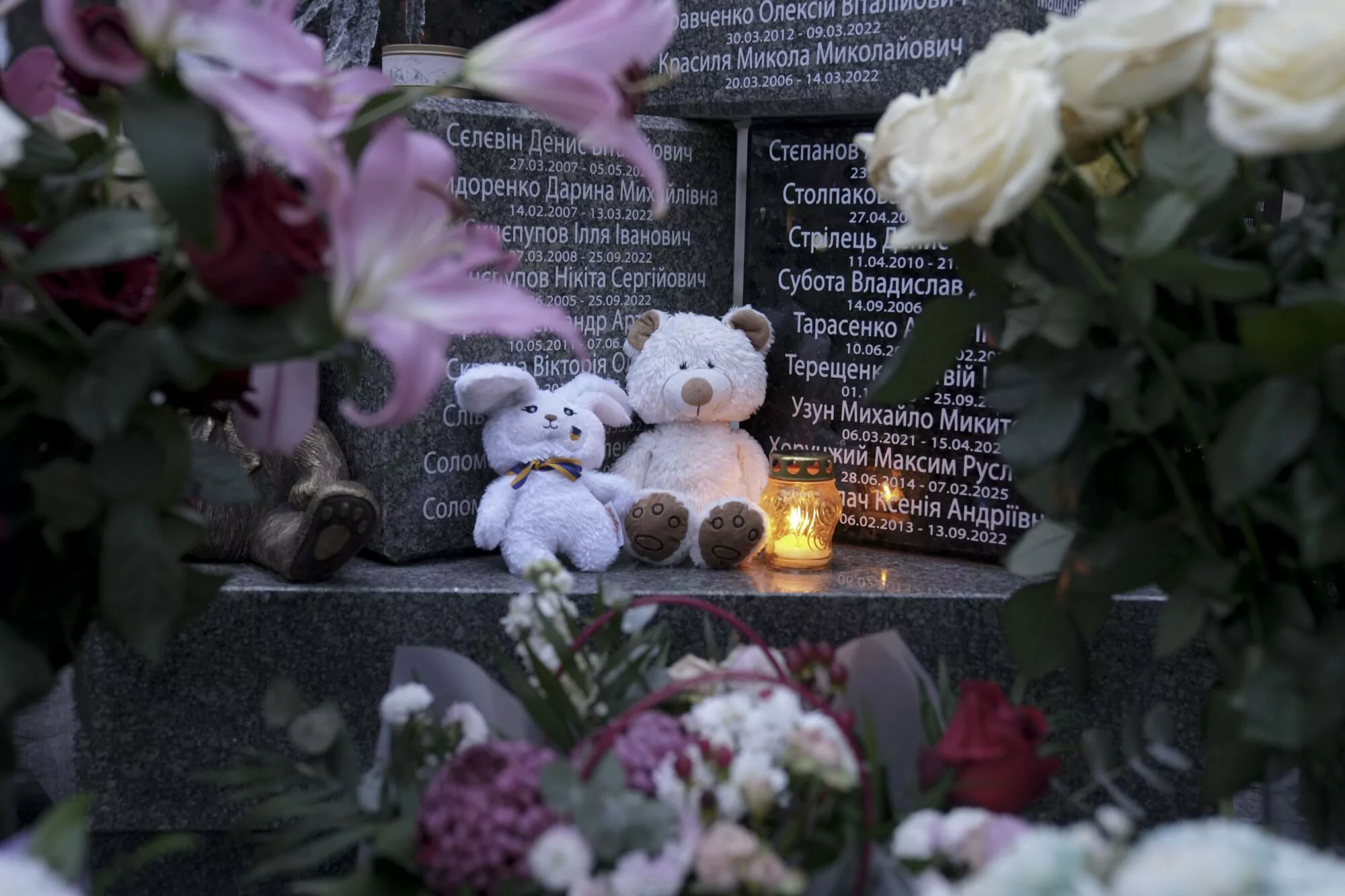 Monument to the children who died as a result of Russia’s aggression