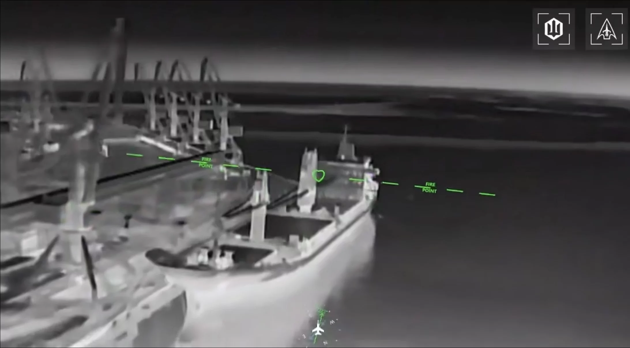 Ukrainian drones attacked Russian ships