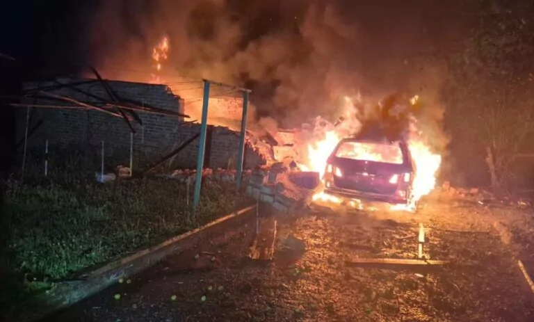 Внаслідок російського удару в Богодухові постраждали п’ятеро людей