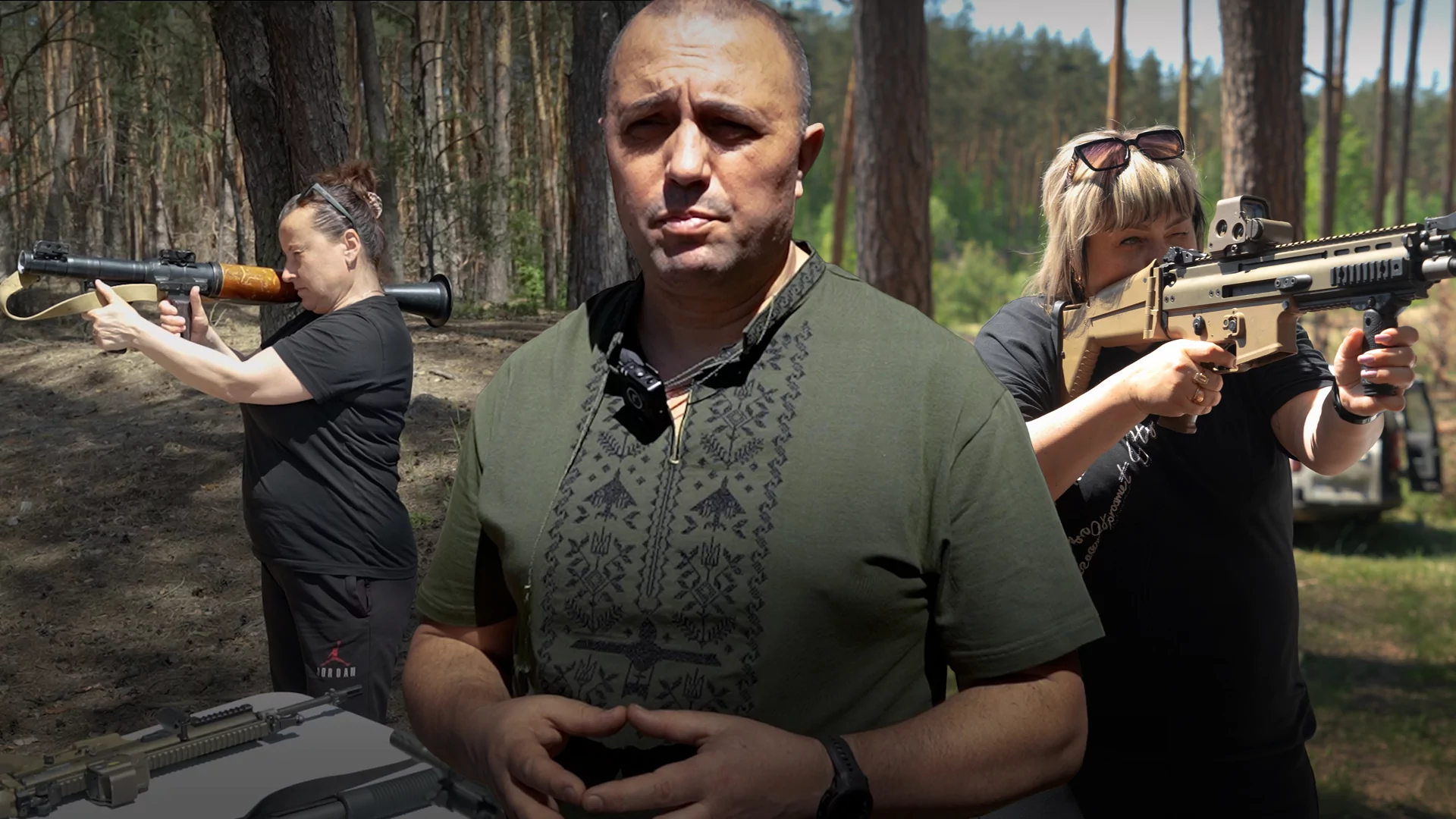 Цивільні на курсах з військової підготовки