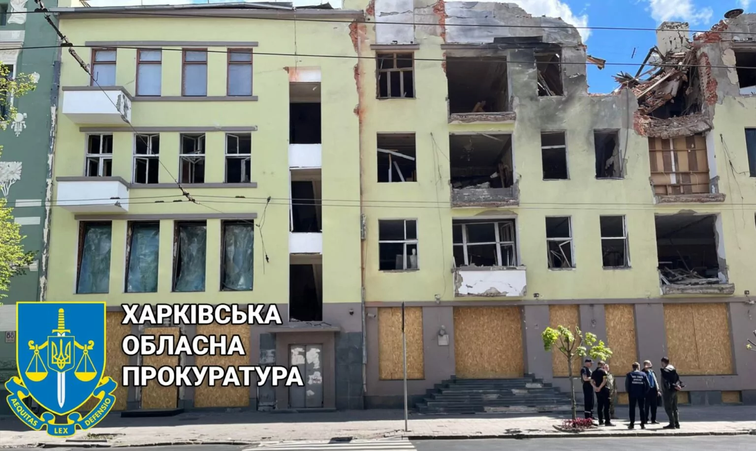 Зруйнований будинок &laquo;Вугілля&raquo;
