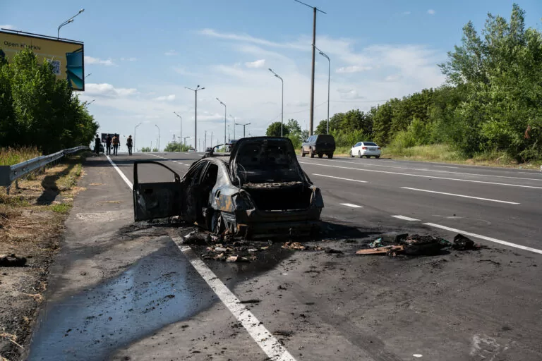 Russian drone kills man in Staryi Saltiv, eastern Kharkiv oblast