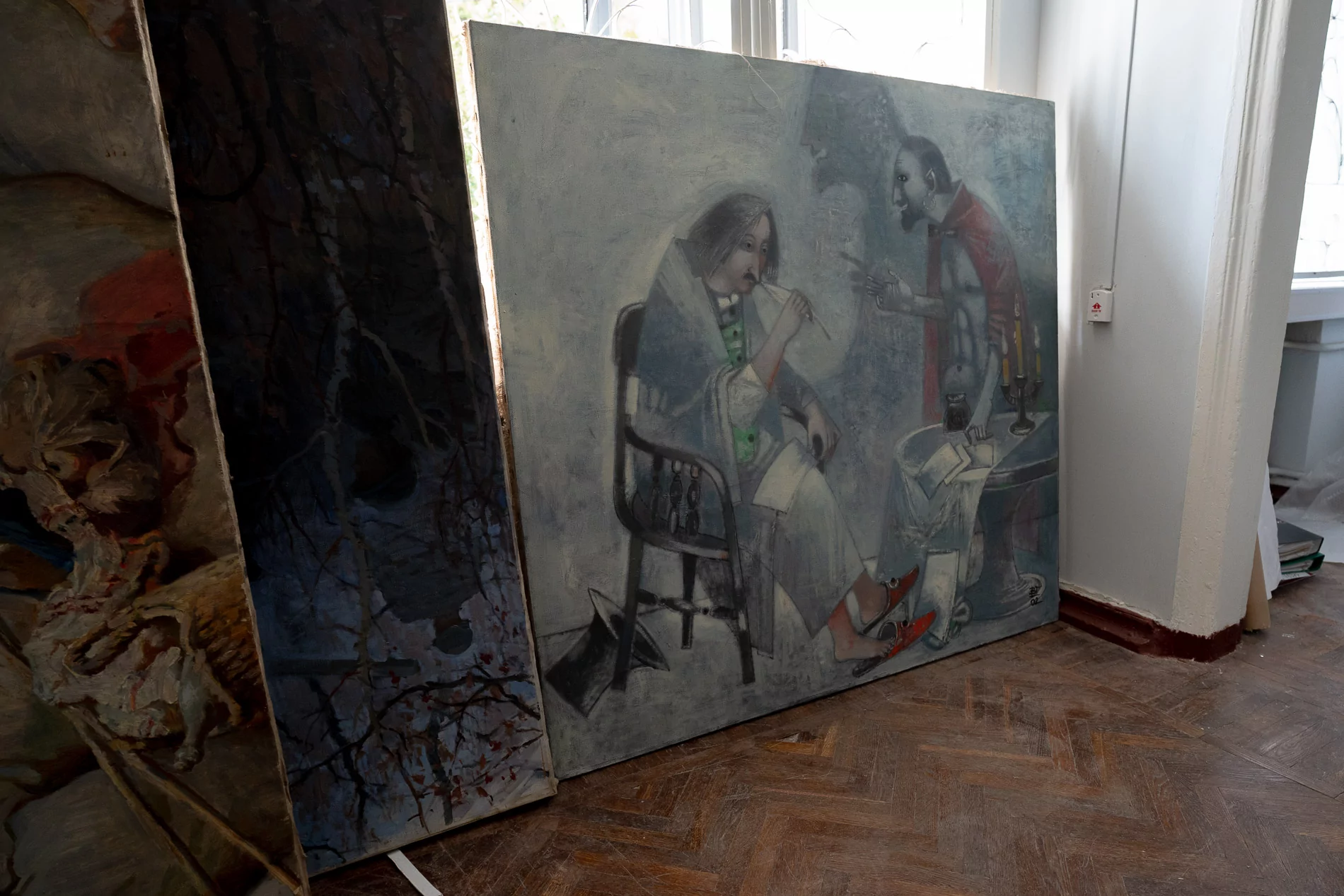 A painting at the Kharkiv Art Museum