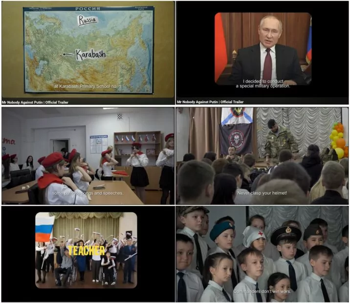 Кадри з фільму "Пан ніхто проти Путіна"