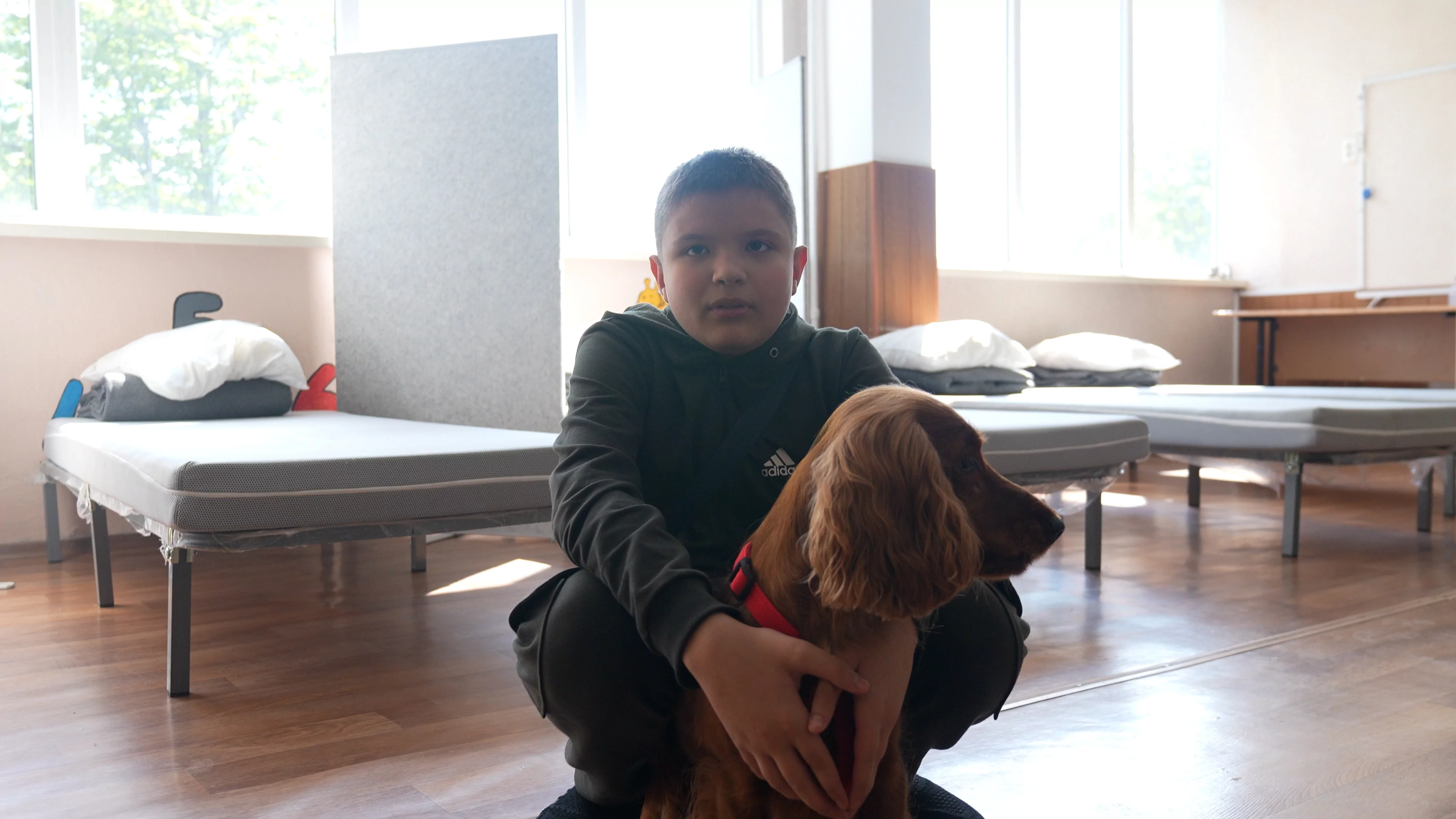 Evacuee from Kramatorsk