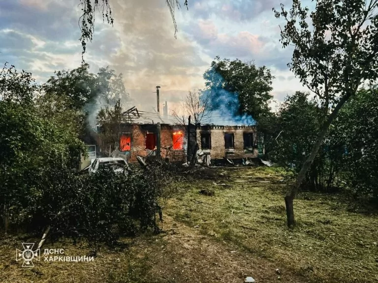 Russian drone attacks residential area in Lozova, Kharkiv oblast, injures 6 people, including 3 children