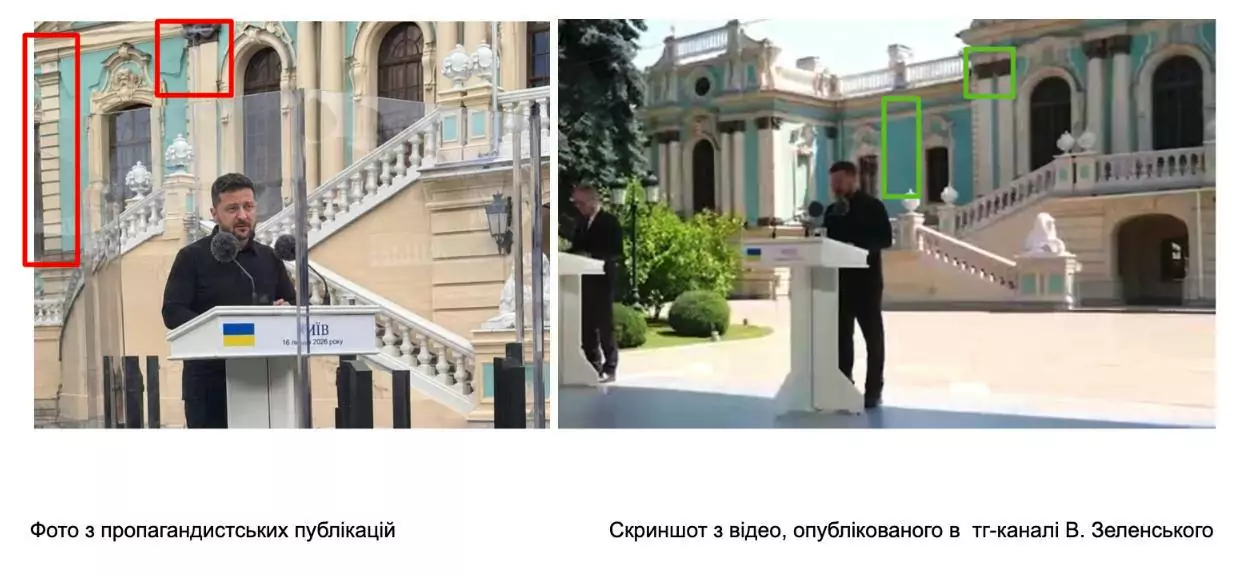 Фейк. Зеленський виступив перед публікою за бронебійним склом