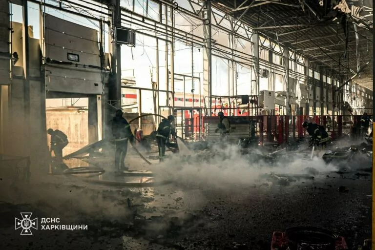 Russian forces attack postal terminal in Korotych, Kharkiv oblast, for second time in month