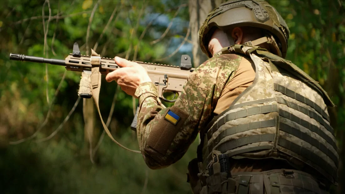 Військовий «Хартії» на тренуванні