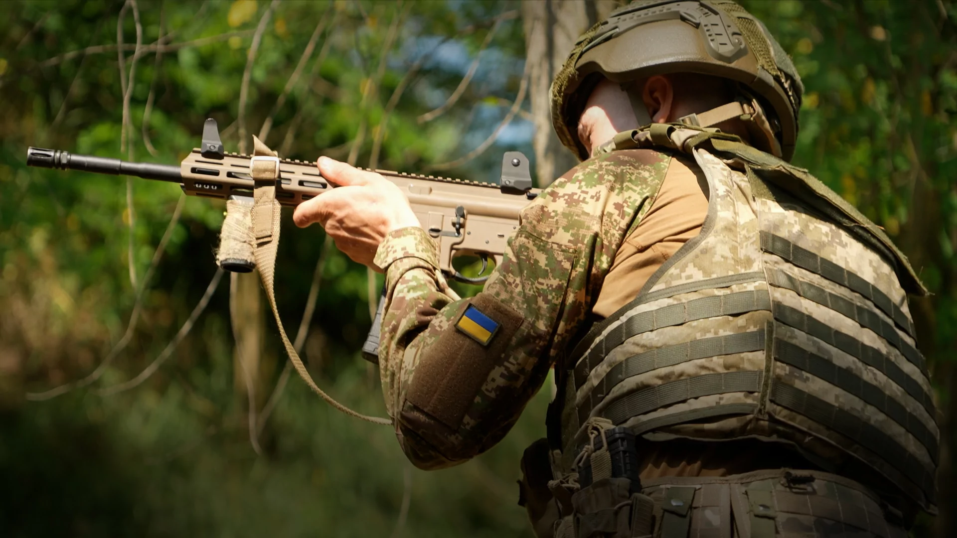 Військовий «Хартії» на тренуванні