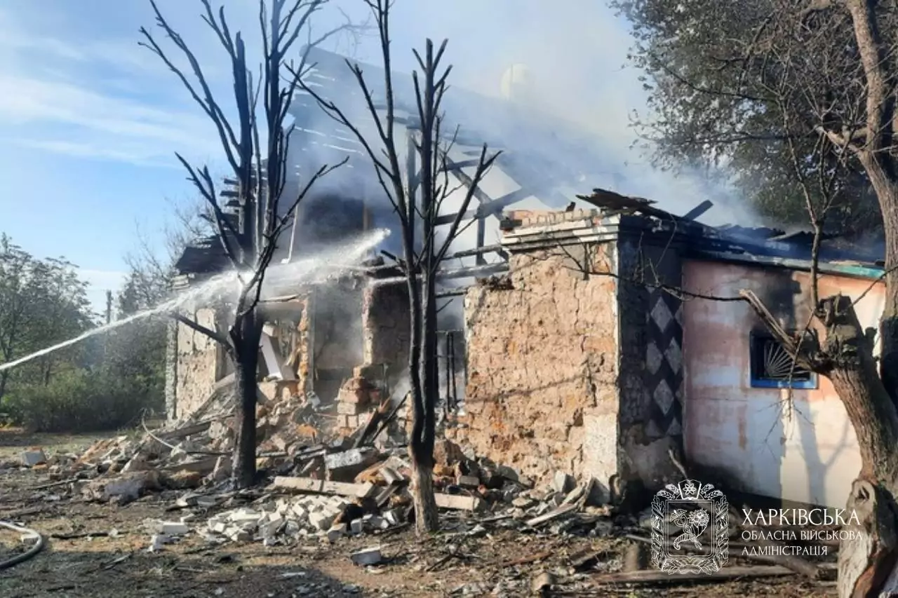 The consequences of the Russian attack on Kharkiv Oblast on Aug. 24, 2026