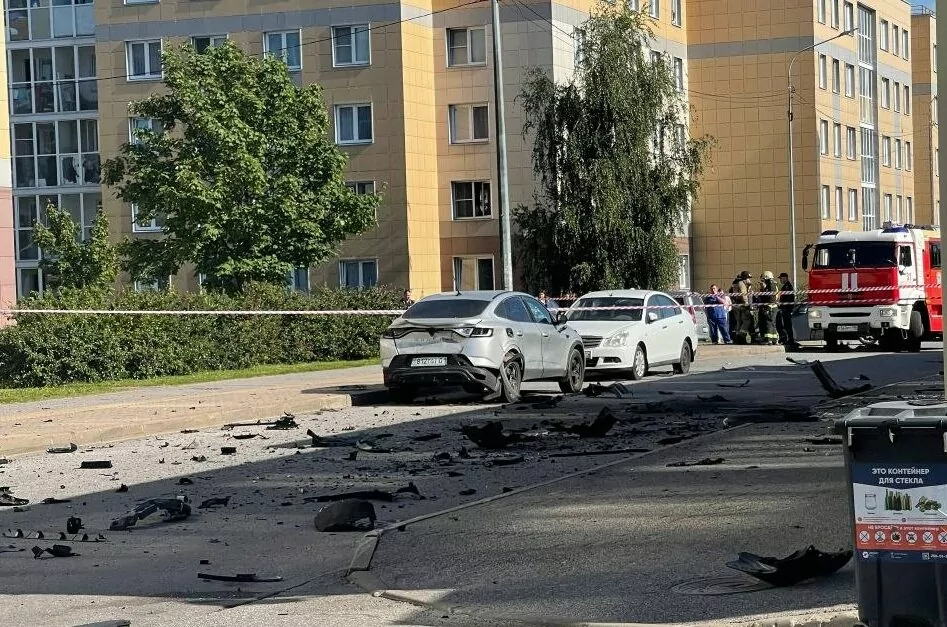 Site of explosion in Slovyanka, St. Petersburg / Photo: Exilenova+